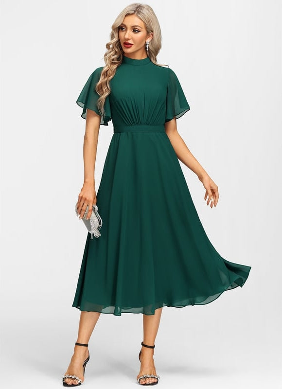 Robe Chic Midi Chiffon