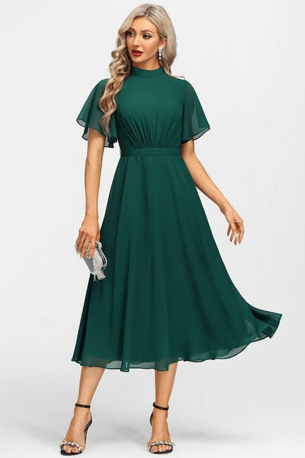 Robe Chic Midi Chiffon