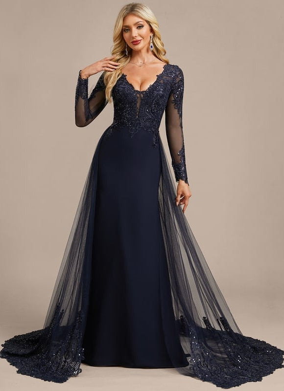 Robe Chic Élégante Marine - gallery 3
