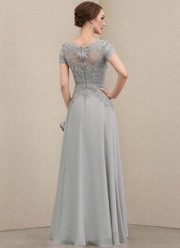 Robe Chic Longue Bleu Cobalt - gallery 3