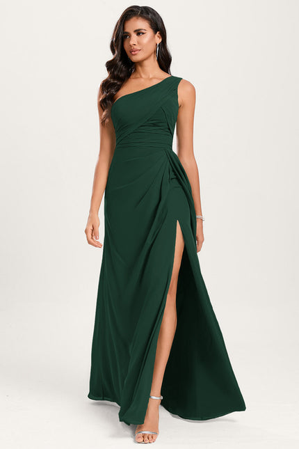 Robe Chic Asymétrique Beige - gallery 5