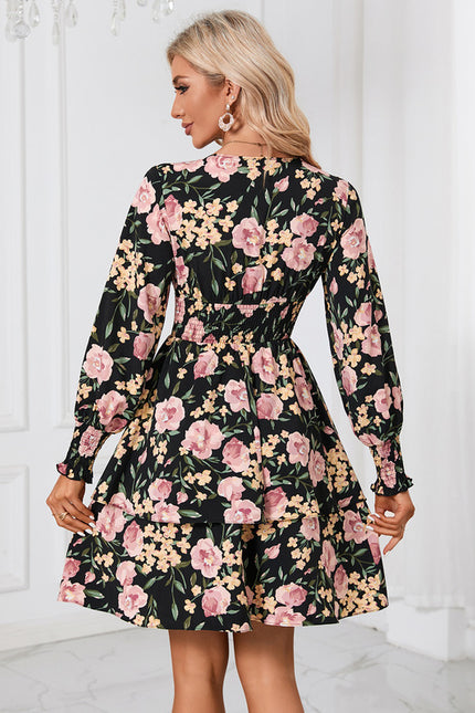 Robe Chic Fleurisson Noir - gallery 3