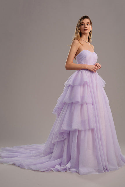 Robe Chic De Mariée Lavande - gallery 2