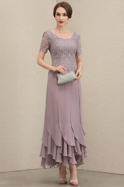 Robe Chic Mousseline Lavande - gallery 1