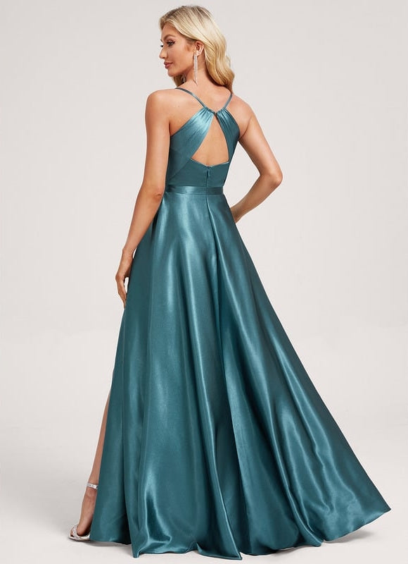 Robe Chic Élégance Satinée - gallery 5