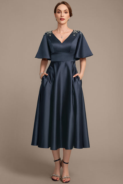 Robe Chic Satin Nuit Élégante - gallery 2