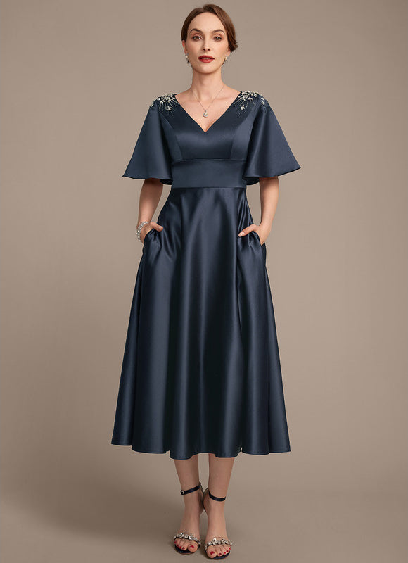 Robe Chic Satin Nuit Élégante - gallery 2