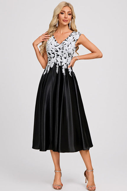 Robe Chic Noire Et Blanche