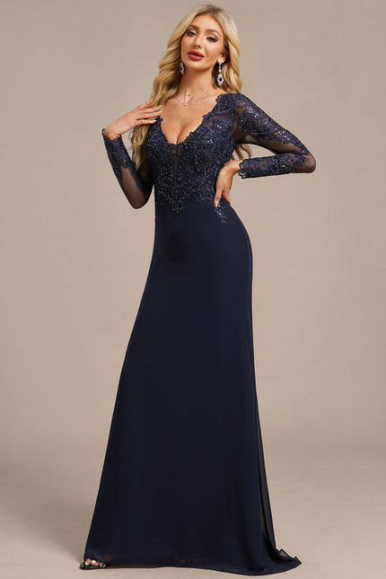 Robe Chic Élégante Marine - gallery 8