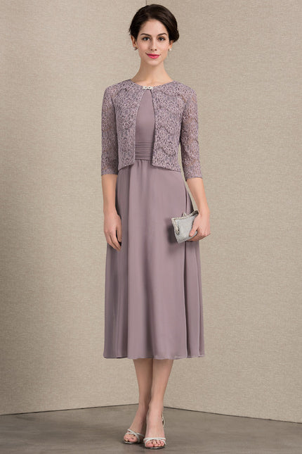 Robe Chic Mousseline Violet