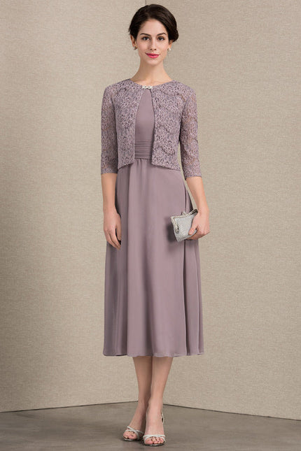 Robe Chic Mousseline Violet