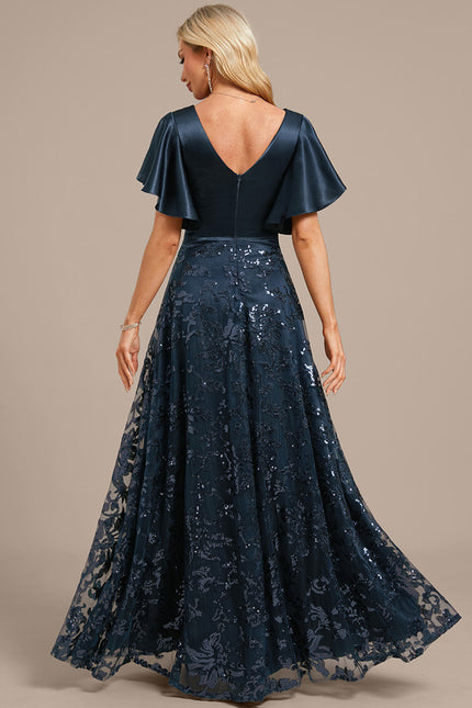 Robe Chic Satin Nuit Étoilée - gallery 6