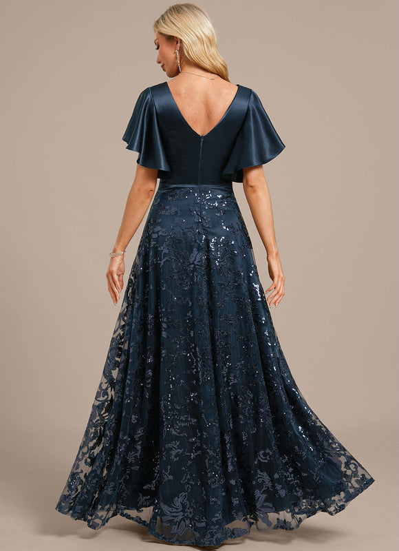 Robe Chic Satin Nuit Étoilée - gallery 6
