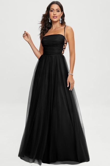 Robe Chic Tulle Ébène