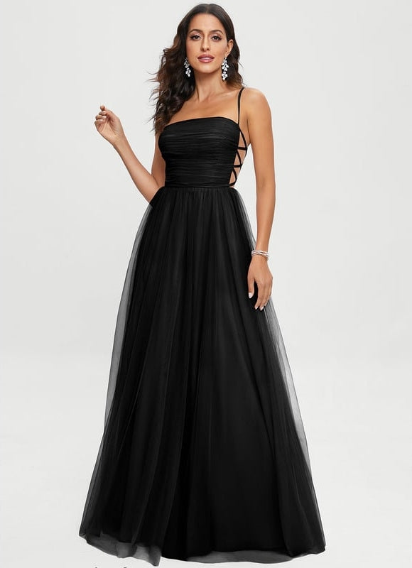 Robe Chic Tulle Ébène