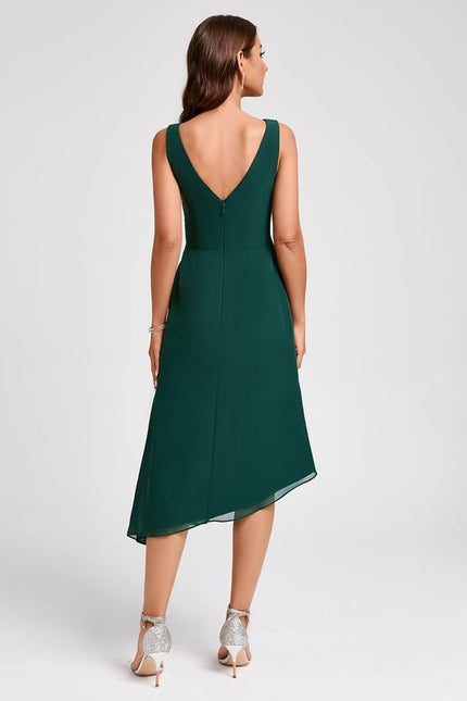 Robe De Cocktail Rouge Pour Mariage Chic - gallery 3