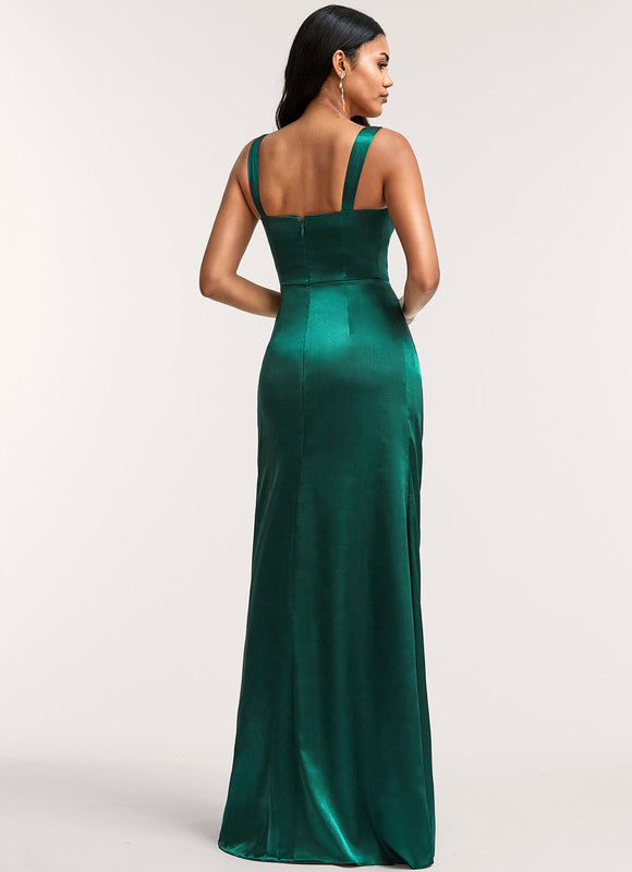 Robe Chic Satin Caramel - gallery 4