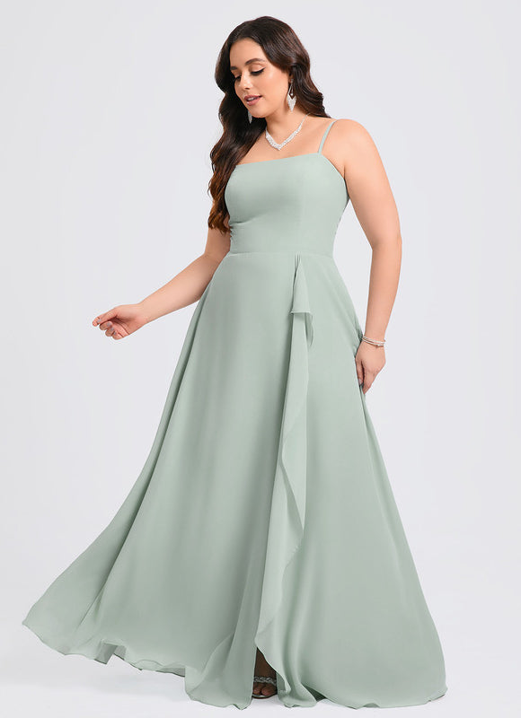 Robe Chic Longue Verte Raffinée - gallery 6
