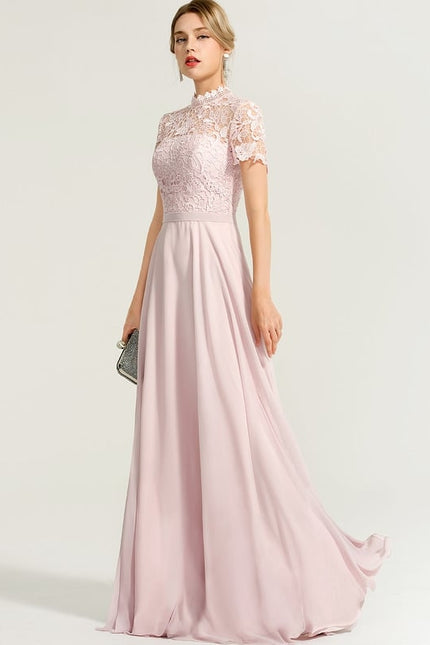 Robe Chic Élégance Rosée Légère - gallery 9