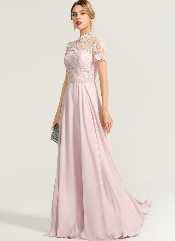 Robe Chic Élégance Rosée Légère - gallery 9