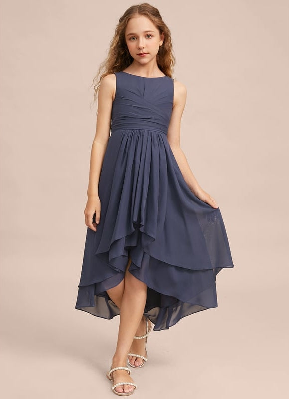 Robe Chic Bleu Nuit Élégant - gallery 3