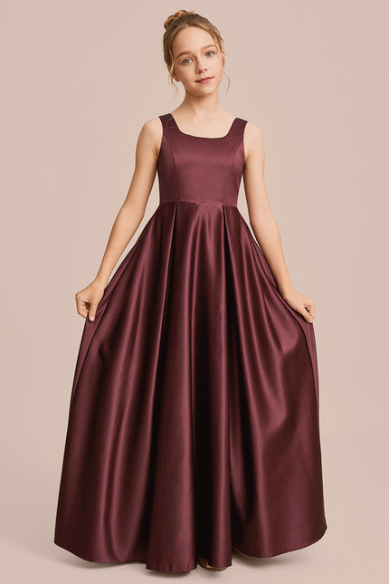 Robe Chic Bleu Satiné - gallery 7