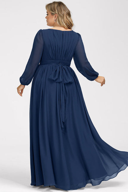 Robe Chic Mousseline Drapée - gallery 9