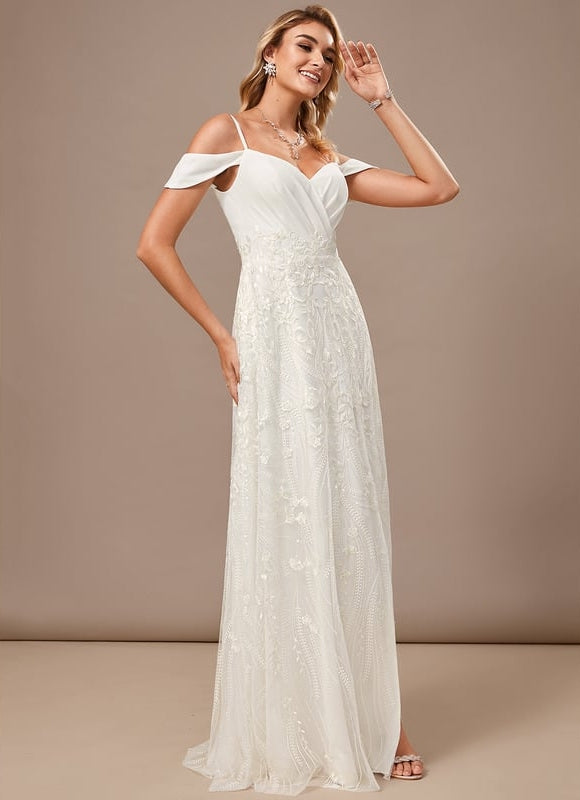 Robe De Soirée Chic Et Glamour Blanche - gallery 5