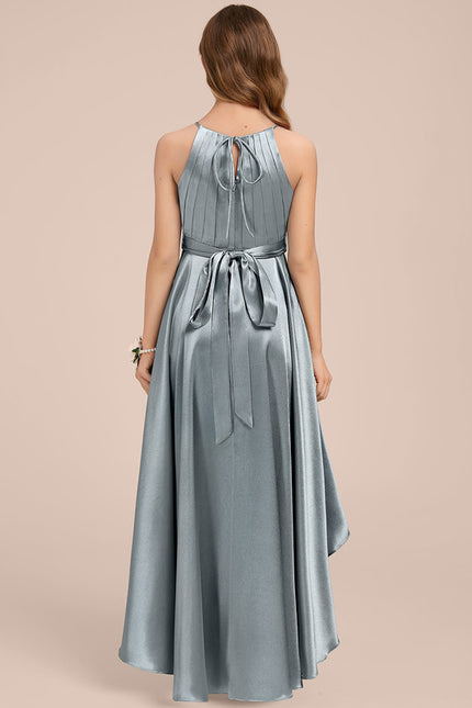 Robe Chic Émeraude Satinée - gallery 1