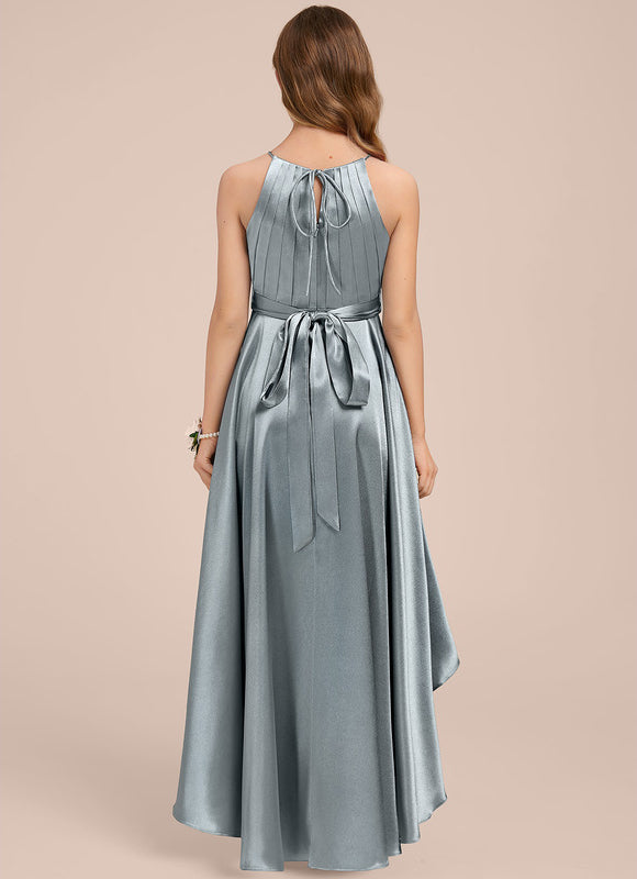 Robe Chic Émeraude Satinée - gallery 1