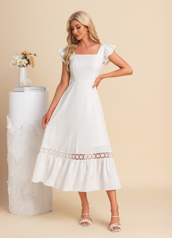 Robe Chic Écrue Rétro - gallery 6