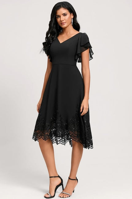 Robe Chic Luxe Sombre Éveil