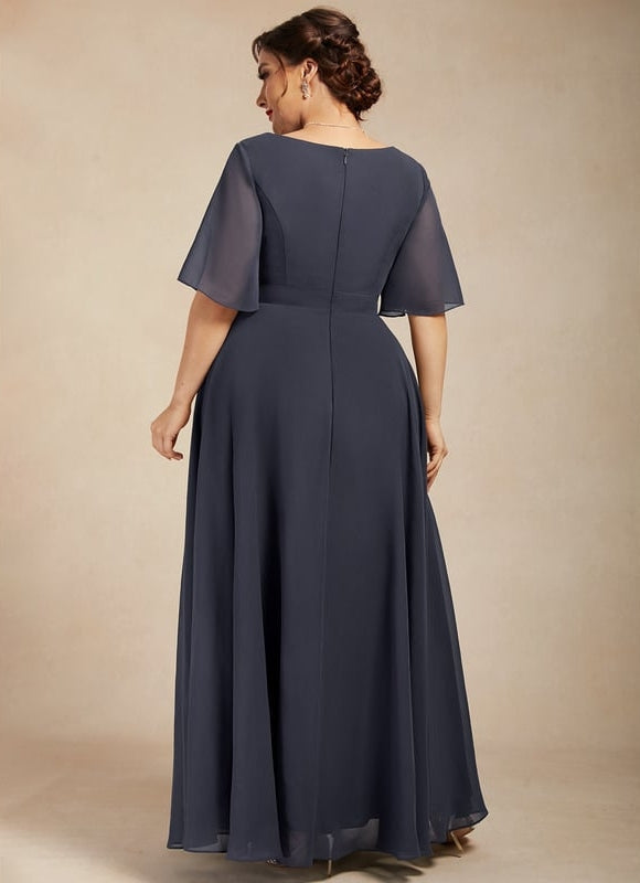 Robe Chic Longue Charbon Flottante - gallery 9