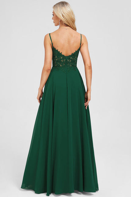 Robe Chic Élégance Émeraude - gallery 2