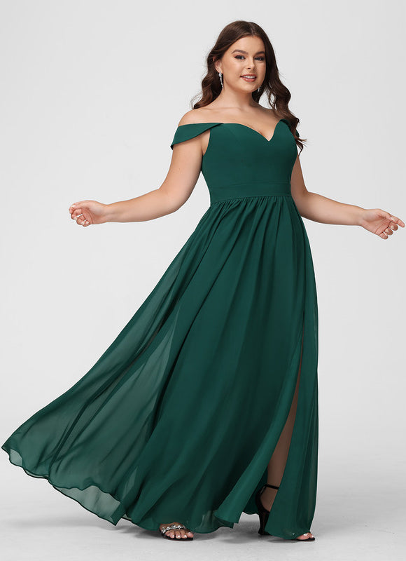 Robe Chic Mousseline Émeraude - gallery 7
