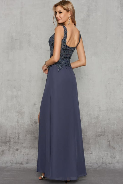 Robe Chic Longue Émeraude Élégante - gallery 1