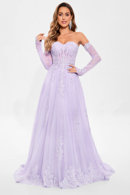 Robe Chic Événementielle Lavande