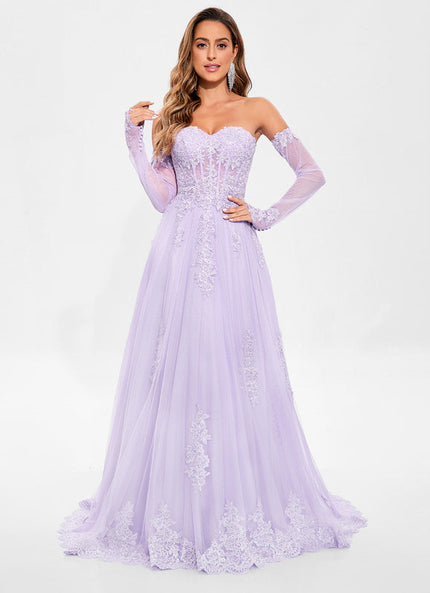 Robe Chic Événementielle Lavande
