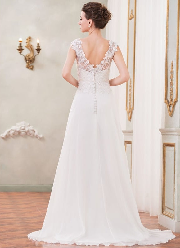 Robe Chic Aérienne Satinée - gallery 1