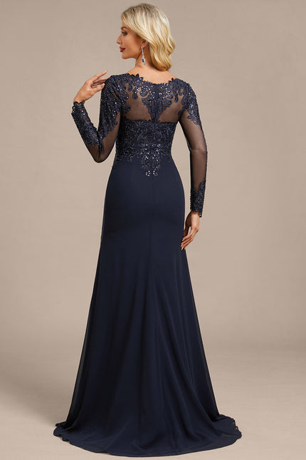 Robe Chic Élégante Marine - gallery 9