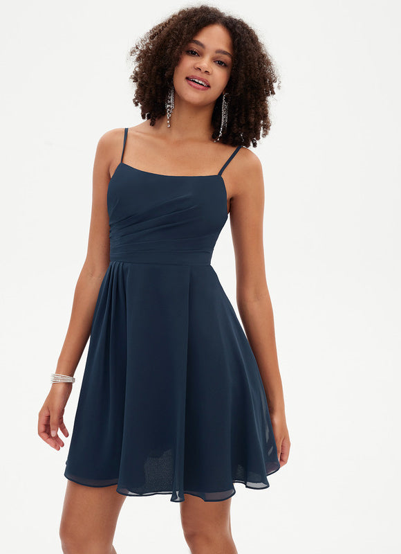 Robe Chic Mousseline Courte - gallery 3