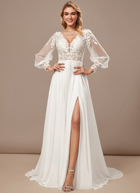 Robe Chic Vaporeuse Blanche - gallery 5