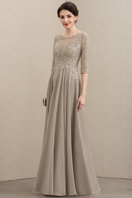 Robe Chic Violette Brodée - gallery 3