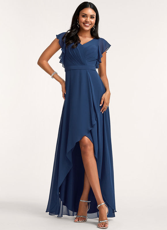 Robe Chic Fluide Bleu Nuit - gallery 2