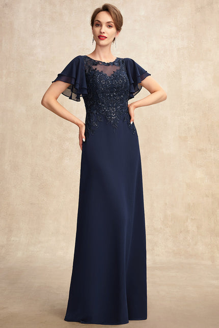 Robe Chic Violette Brodée