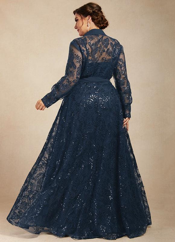 Robe Chic Velours Céleste - gallery 9