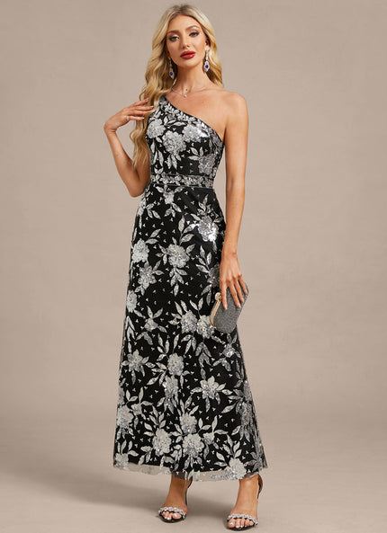 Robe Chic Asymétrique Noire