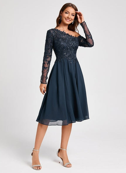 Robe Chic Chic Asymétrique Céleste