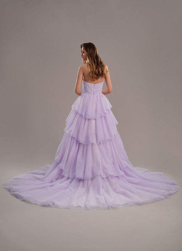 Robe Chic De Mariée Lavande - gallery 3
