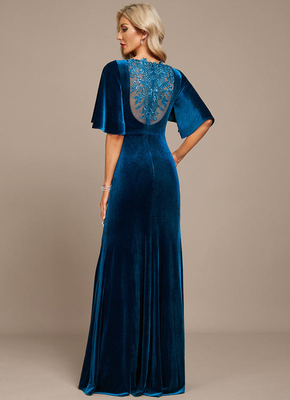 Robe Chic Bleu Canard Élégante - gallery 6